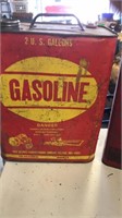 Vintage gas and kerosene cans