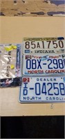 License plates and cover