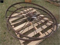 2 dump rake steel wheels,