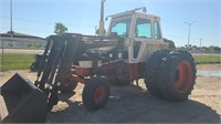 Case 1175 Tractor Allied Self Level Loader