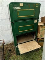 Antique metal filing cabinet
59" Tall 24" deep