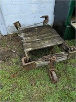 Cast iron framed industrial cart
Wood needs to