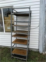 Metal industrial rack
74"Tall 25"x 20"