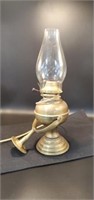 Ship oil lamp converted to electric 

**Cannot