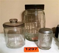 3 Assorted Jars