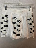 Vintage NO YES Glow in the Dark Shorts