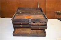 Vintage Wood Machinist Tool Box