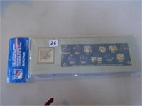 NHL Heritage Jersy and Stamp set
