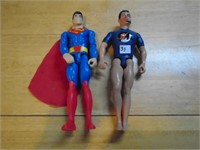 2 Action Figures Superman and ???