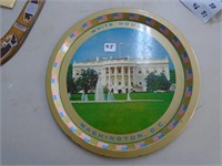 White House Metal Tray  View Pictures