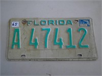 Florida Licence Plate