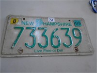 New Hampshire Licence Plate