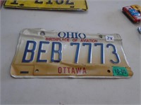 Ohio Licence Plate