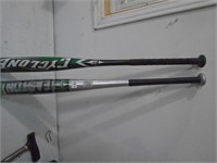 2 Baseball Bats Easto / Cyclone