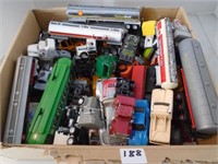 Box of assorted Cars and Trucks
