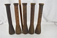 5 Wooden "Spools"