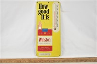Winston Cigarettes Metal Thermometer
