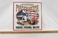 All American Outfitters Firefighter Sign New