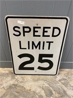 Speed Limit Sign 25