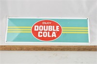 Porcelain Double Cola Sign new