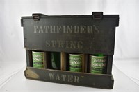 Vintage Pathfinders Water Case with crate