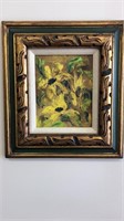 Van Gores framed oil painting