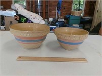 Two Yellowware Mixing Bowls