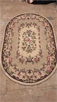 Vintage needlepoint rug (reversible)