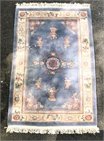 Blue oriental rug