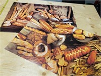 (2) BREAD BAKERY POSTERS 36x24"