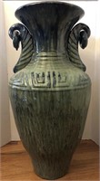 Large ceramic handled vase