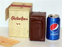 Rolleiflex 4x4 Leather Camera Case in Original Box