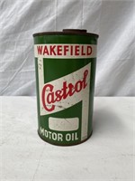 Wakefield Castrol quart oil tin