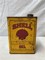 Shell separator oil quart tin