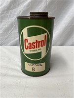 Castrol B quart oil tin