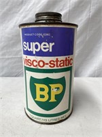 BP super visco-static quart oil tin