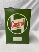 Castrol 1 gallon oil tin