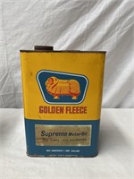 Golden Fleece Supreme motor oil 1 gallon tin