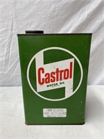 Castrol 2 stroke & outboard 1 gallon oil tin