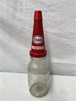 Esso multigrade top & cap & genuine litre bottle