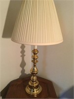 Brass lamp 33 inches