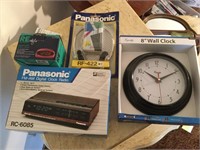 Clock radio wall clock Panasonic Walkman small