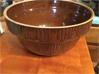 Large brown bowl