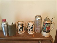 bier stein flask and mixers