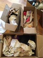 Three boxes size small women’s undergarments with