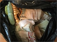 Large bag of miscellaneous towels