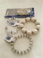 Bracelets and beaded eyeglass chain