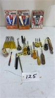 Nut Driver, Glass Cutter and Assorted items