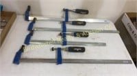 Four Rockler Clamps