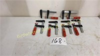 6 - Bessey 6 Inch Clamps